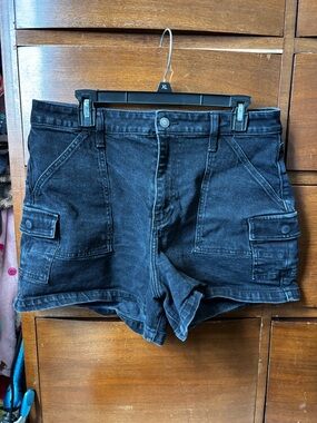 Hollister Curvy Ultra High - Rise Mom Short 3” (Vintage Stretch)